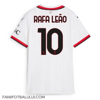 AC Milan Rafael Leao #10 Tricou Fotbal Replică 2024-25 Femei Deplasare